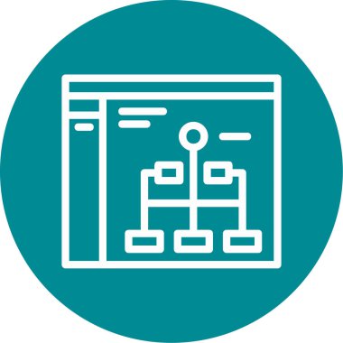 seo modern simgesinin vektör illüstrasyonu