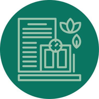 Eğitim simgesinin vektör illüstrasyonu