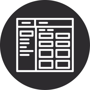 Arşiv Ters, Vektör İllüstrasyonu