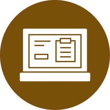 Vektör belgesi Simge illüstrasyonu