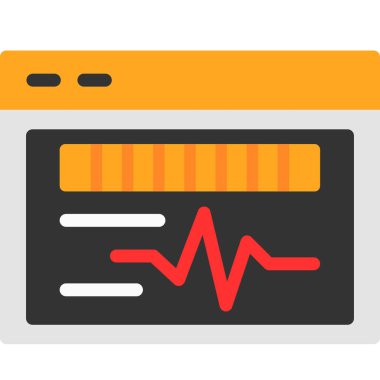 tıbbi ve sağlık renkli vektör simgesi.