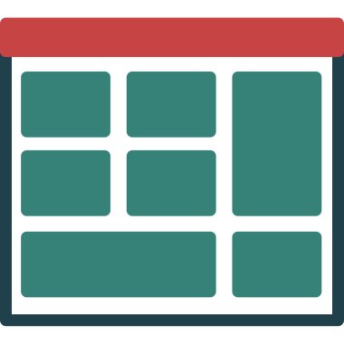 Takvim simgesi soyut arkaplanda izole edildi