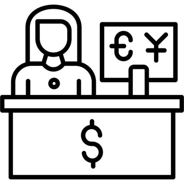 bankacılık ve finans simgesi, vektör illüstrasyonu