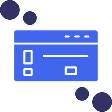 Tarayıcı web web simgesi - taslak biçimi