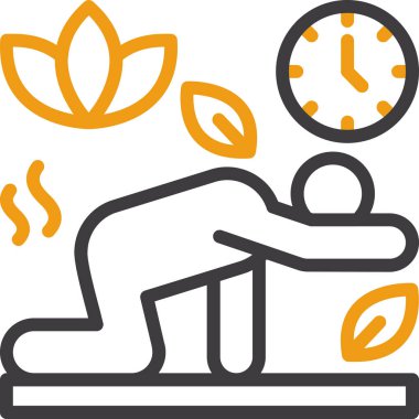 İş dünyasındaki zaman yönetimi simgesi - yönetim kategorisi