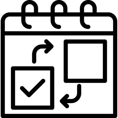 zamanlama tarihi simgesi