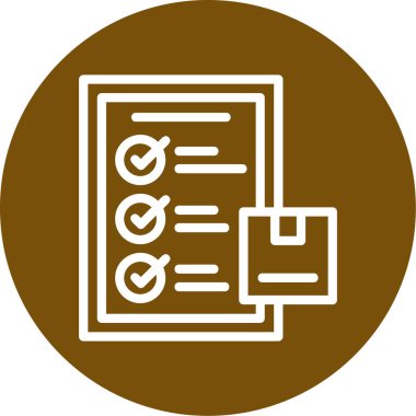 Belge simgesinin vektör illüstrasyonu