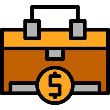 para çantası simgesi vektör illüstrasyon grafik tasarımı