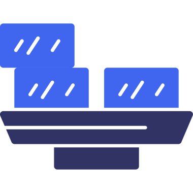 Sepet sepeti simgesi dış hatlar biçiminde