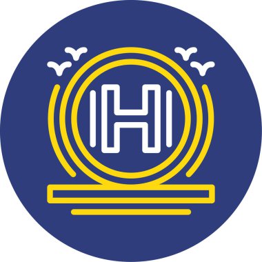 Bir b simgesinin vektör illüstrasyonu