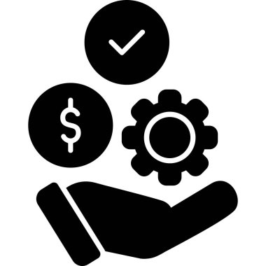 finansal simge vektör illüstrasyonu