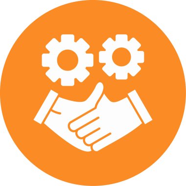 İş ortaklığı vektör çizim