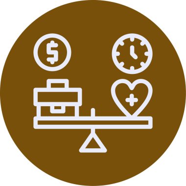 vektör para simgesi illüstrasyonu