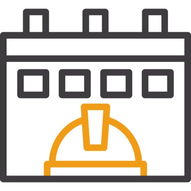 takvim tarih simgesi ana hat biçiminde