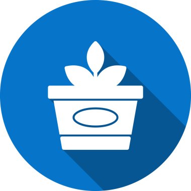 Çiçek simgesinin vektör illüstrasyonu