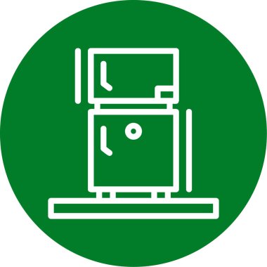 vektör lcd simgesi illüstrasyonu