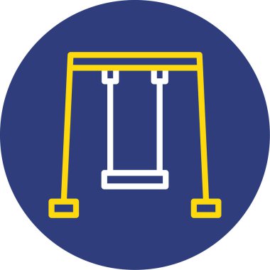 Swing simgesinin vektör illüstrasyonu