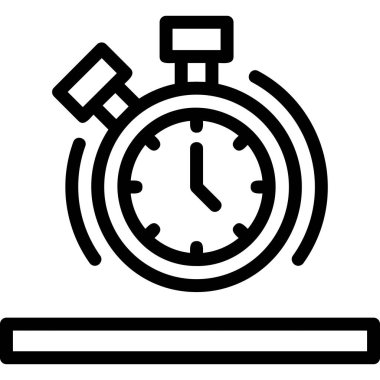 Alarm simgesi vektör illüstrasyonu