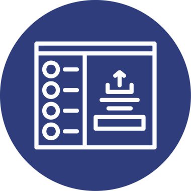 Web simgesi vektör illüstrasyonu