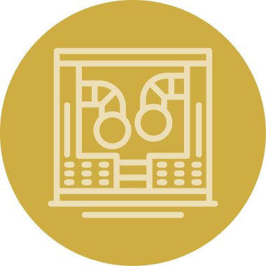 modern simge vektör illüstrasyonu