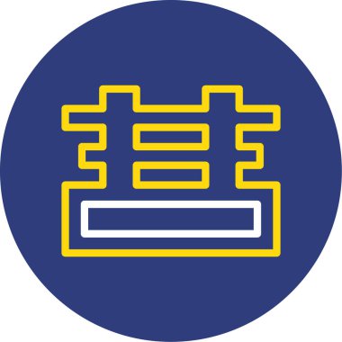 Modern b 'nin vektör illüstrasyonu eksik simgesi