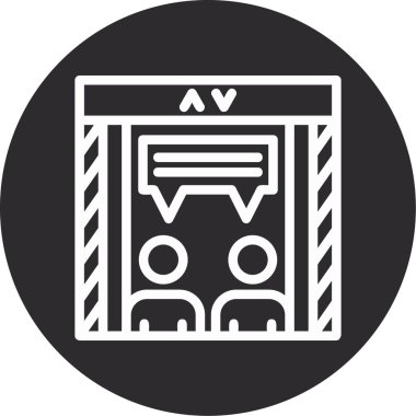 Bir b eksikliği simgesinin vektör çizimi