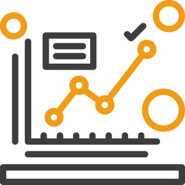 veri analiz analizi simgesi doldurulmuş ana hatlar biçiminde