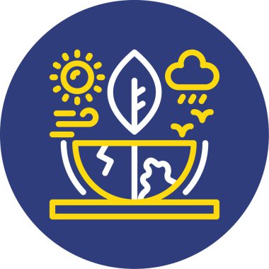 Bir simgenin vektör illüstrasyonu