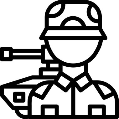 Askeri asker simgesi