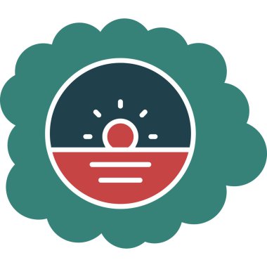 Modern simgenin vektör illüstrasyonu