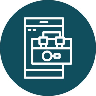 seo modern simgesinin vektör illüstrasyonu