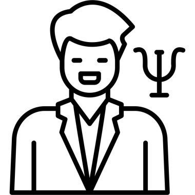 Şampanya ikonuna sahip iş adamı, taslak tarzı