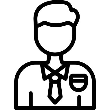 işletme yöneticisi vektör simgesi