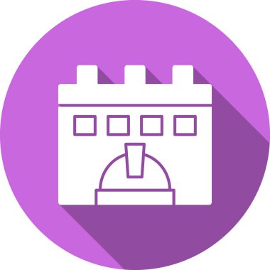 Kale simgesi. Vektör çizim