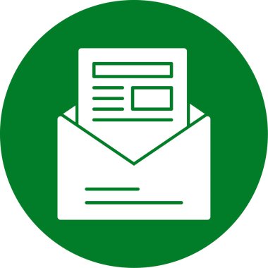 E- posta simgesinin vektör illüstrasyonu