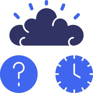 Alarm simgesi, vektör illüstrasyonu