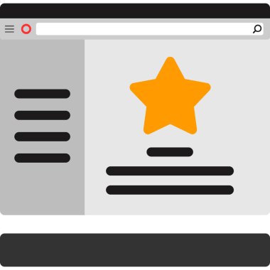 sayfa yerleşim simgesi, düz tasarım