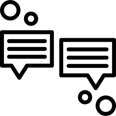 Mesaj var. Web simgesi basit illüstrasyon