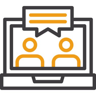 İnternetten alışveriş. Basit resimleme