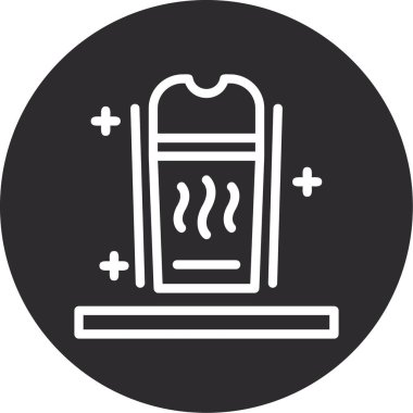 Modern simgenin vektör illüstrasyonu