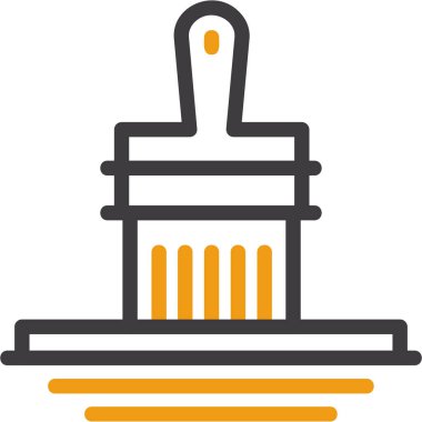 Kek. Web simgesi basit illüstrasyon