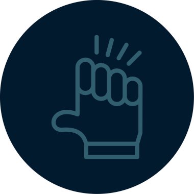 Güzel çemberdeki seo modern simgenin vektör illüstrasyonu