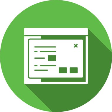 Web simgesi vektör illüstrasyonu