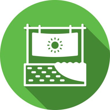 Modern simgenin vektör illüstrasyonu