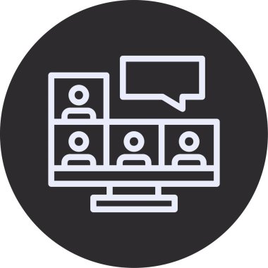 seo modern simgesinin vektör illüstrasyonu