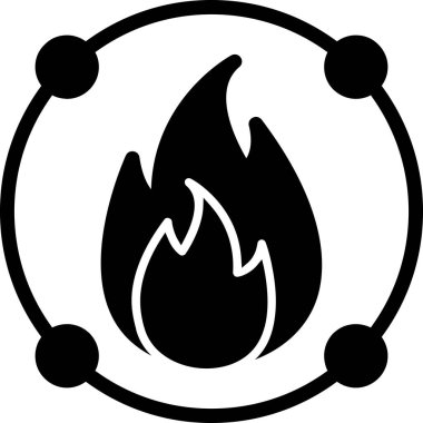 ateş alev simgesi ana hatlarıyla