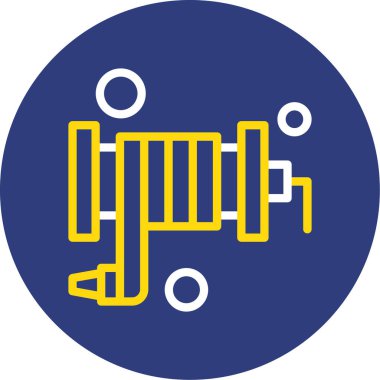 Modern oto tamir simgesinin vektör illüstrasyonu