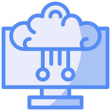 veri depolama bulutu simgesi