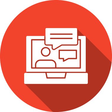 İş simgesi, vektör illüstrasyonu. düz tasarım biçimi