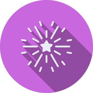 havai fişek simgesi. Vektör çizim